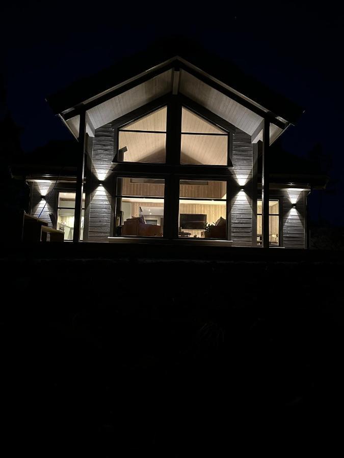 Modern Northern Lights Cabin Drangedal Extérieur photo