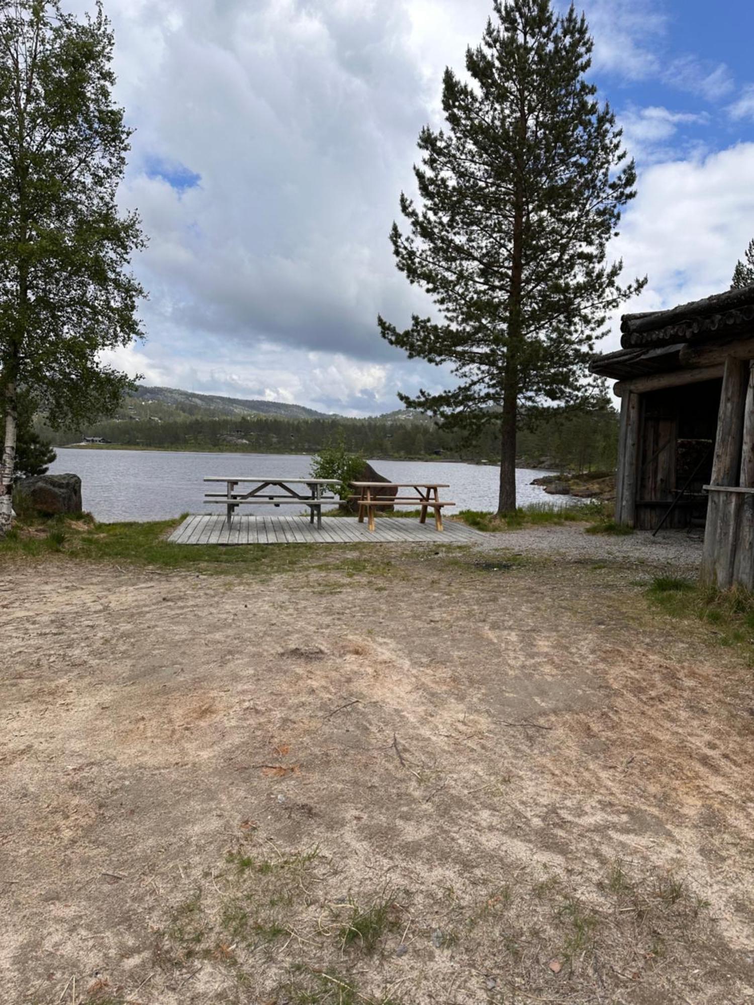 Modern Northern Lights Cabin Drangedal Extérieur photo