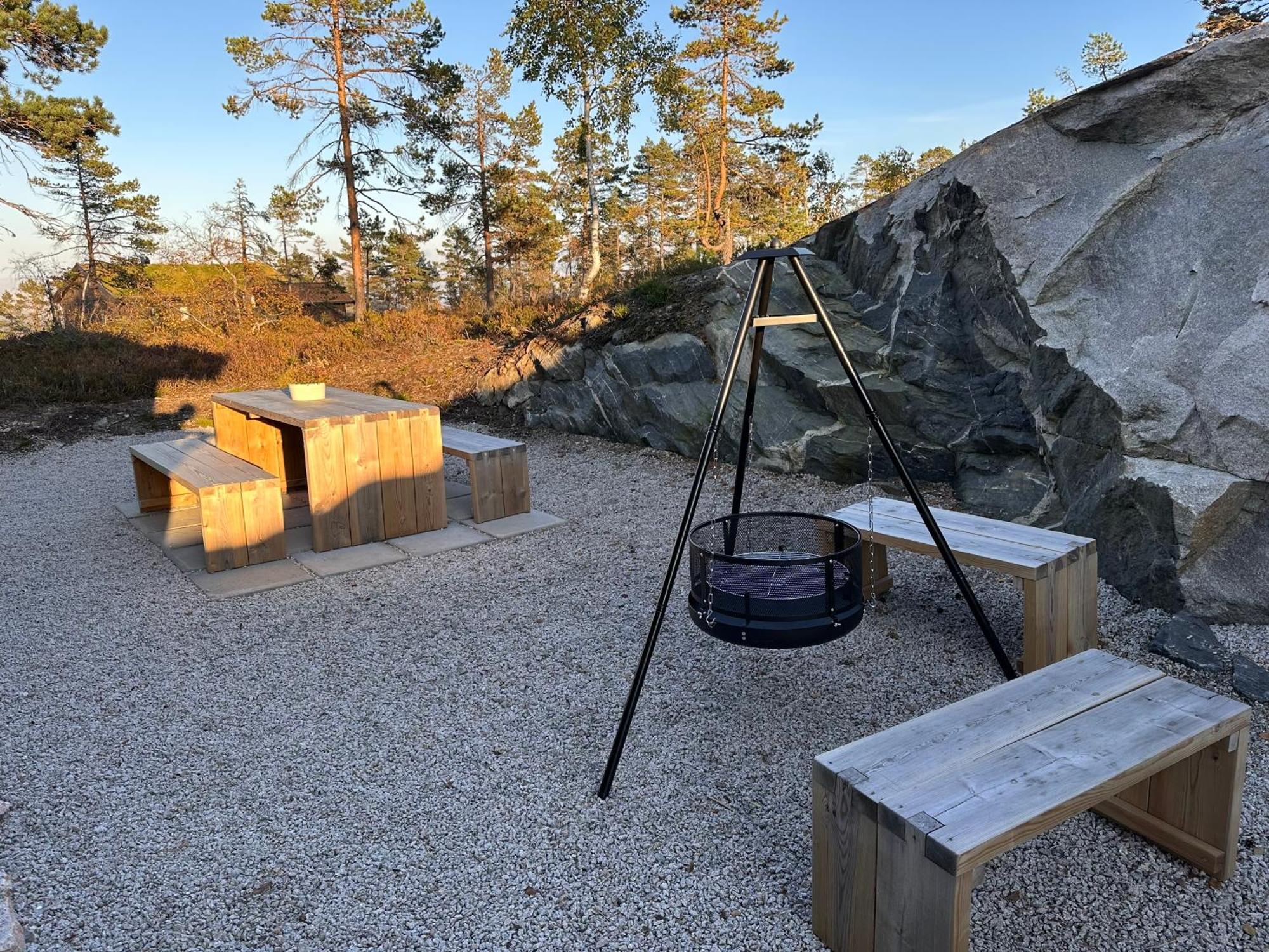 Modern Northern Lights Cabin Drangedal Extérieur photo