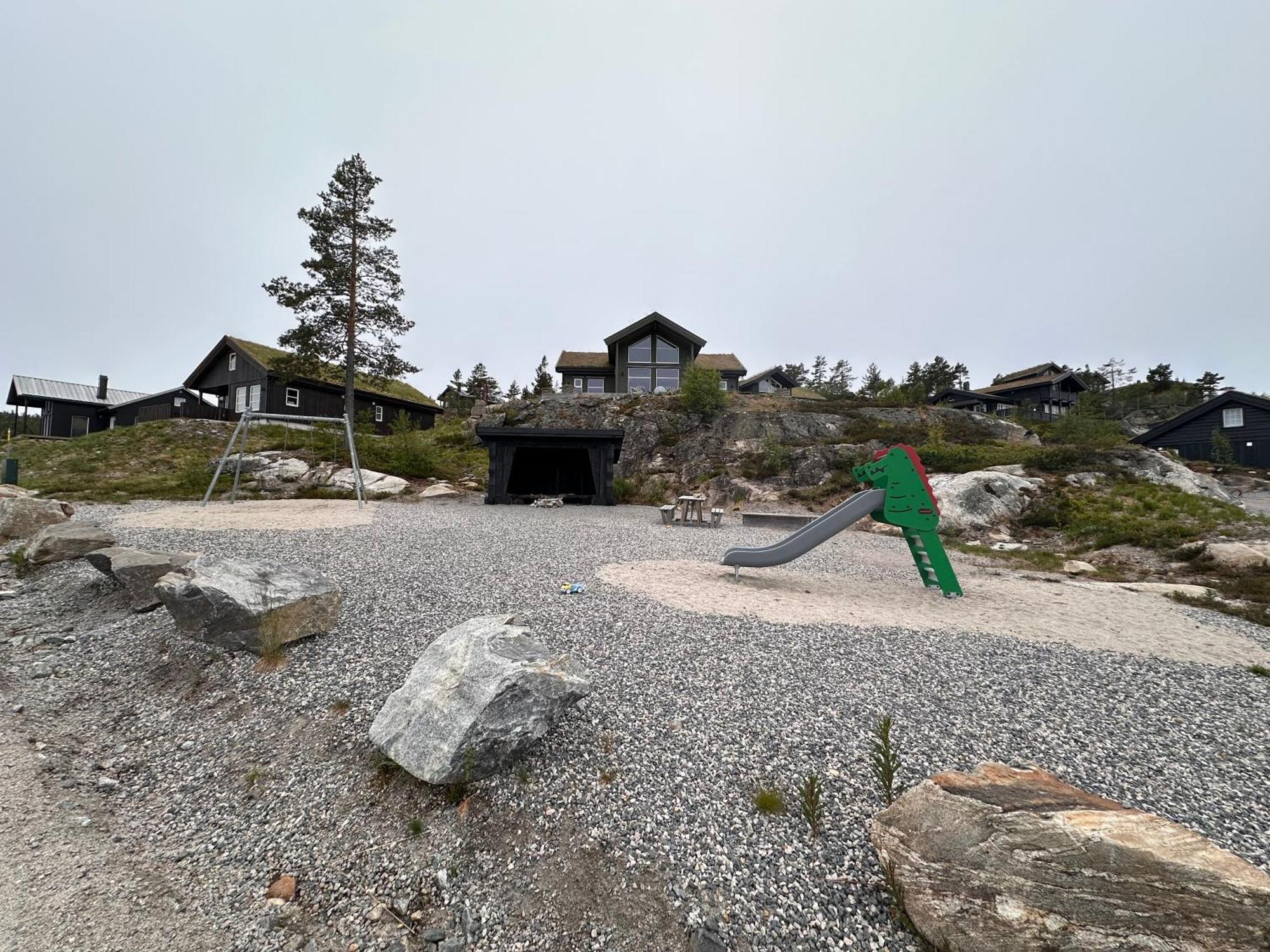 Modern Northern Lights Cabin Drangedal Extérieur photo